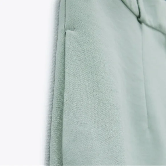 Zara Mint Green Belted Pantsuit - Picture 9 of 10